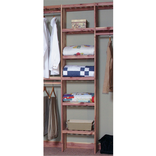 Aromatic Red Cedar 12" Deluxe Ventilated Cubby Kit